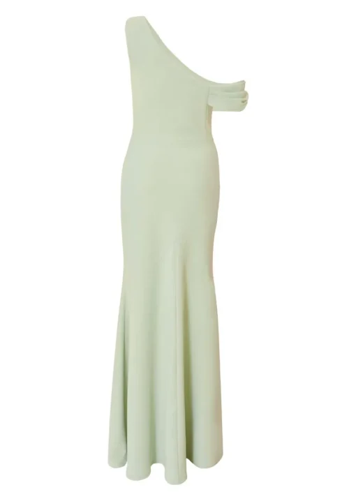 Quiz Green Drop Sleeve Maxi Dress