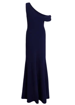 Quiz Navy Drop Sleeve Maxi Dress