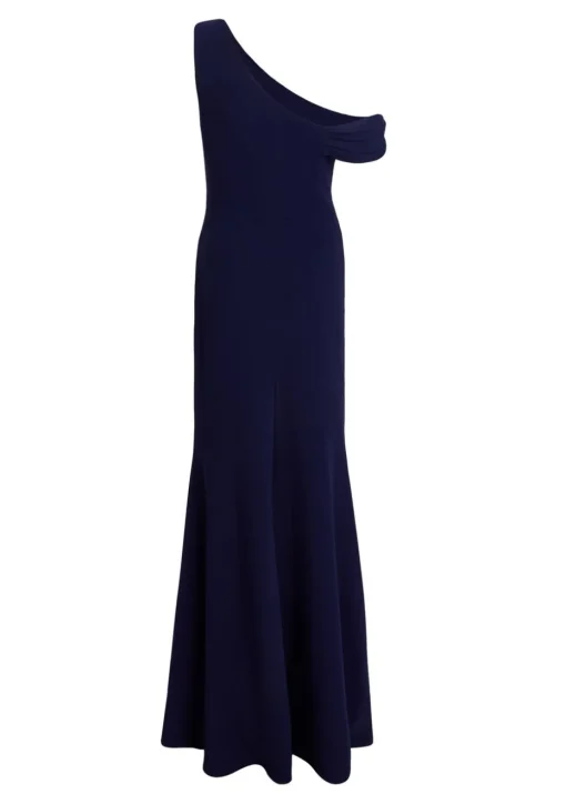 Quiz Navy Drop Sleeve Maxi Dress