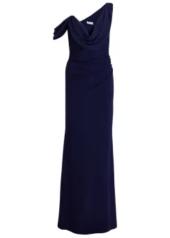 Quiz Navy Drop Sleeve Maxi Dress