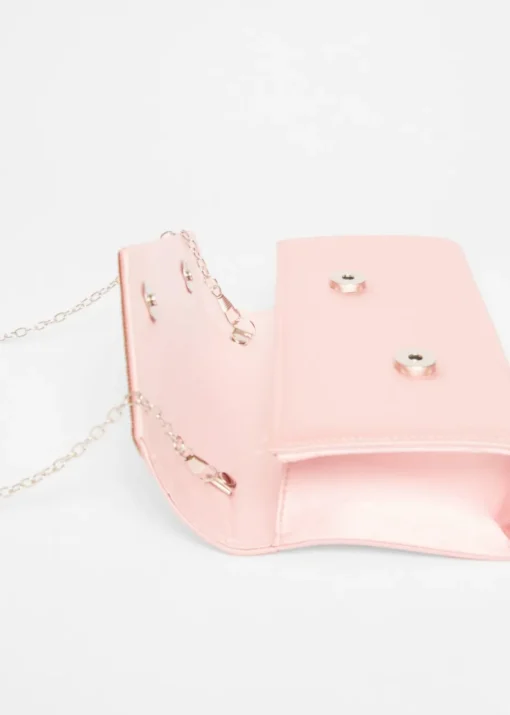 Quiz Pink Diamante Clutch