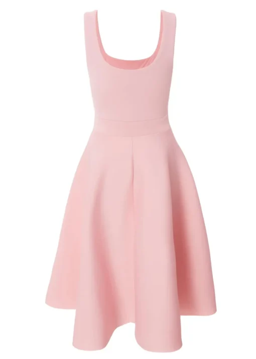 Quiz Pink Petite A-Line Midi Dress
