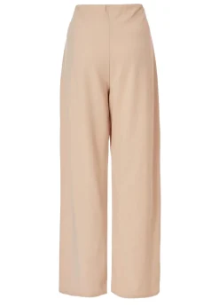 Quiz Stone Button Detail Palazzo Trousers