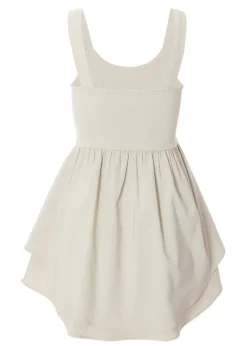 Quiz Stone Double Layered Skater Dress
