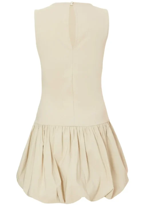 Quiz Stone Puff Ball Skater Dress