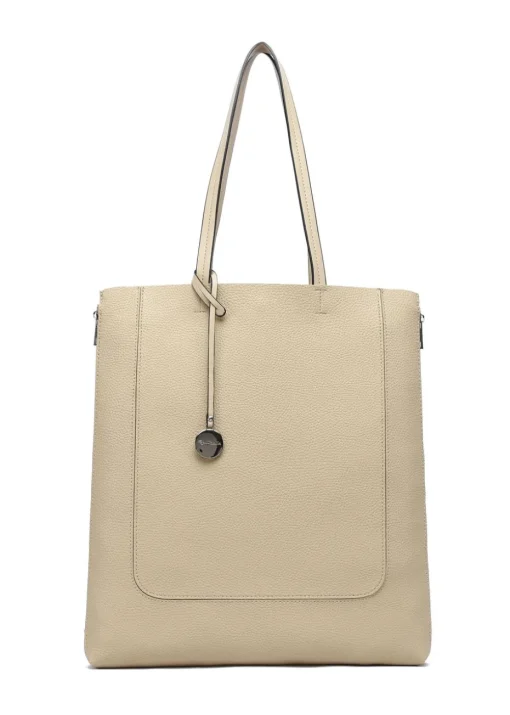 Raffaella Beige Large Shopping Bag