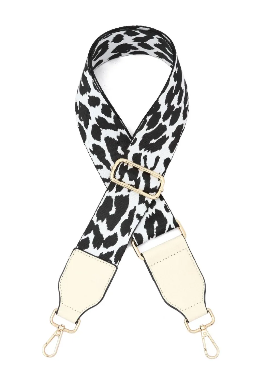 Raffaella Black and White Changeable Handbag Strap