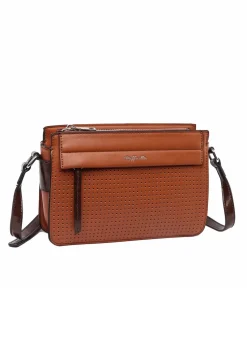 Raffaella Burnt Orange Thin Cross Body Bag