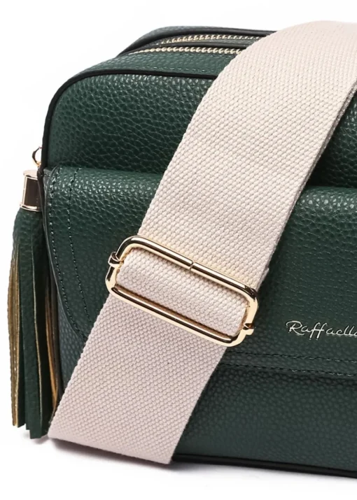 Raffaella Green Cross Body Pocket Camera Bag