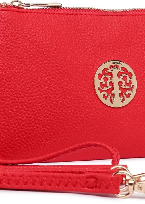 Raffaella Red Clutch Purse