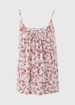 Raspberry Floral Cami Top