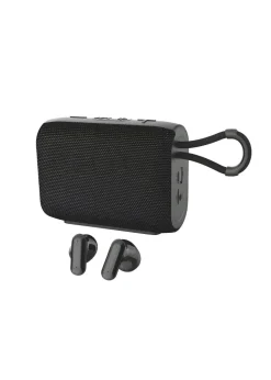 Red 5 Black Wireless Speaker and Earbuds