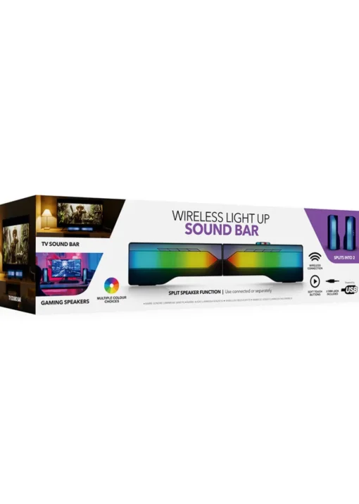 RED5 Black Wireless Light Up Sound Bar