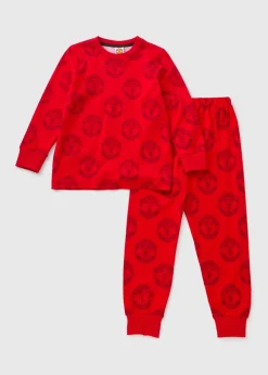 Red Boys Manchester United Pyjama Set (4-12yrs)
