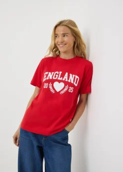 Red England 2025 T-Shirt