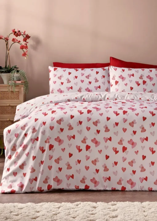 Red Hearts Duvet Set