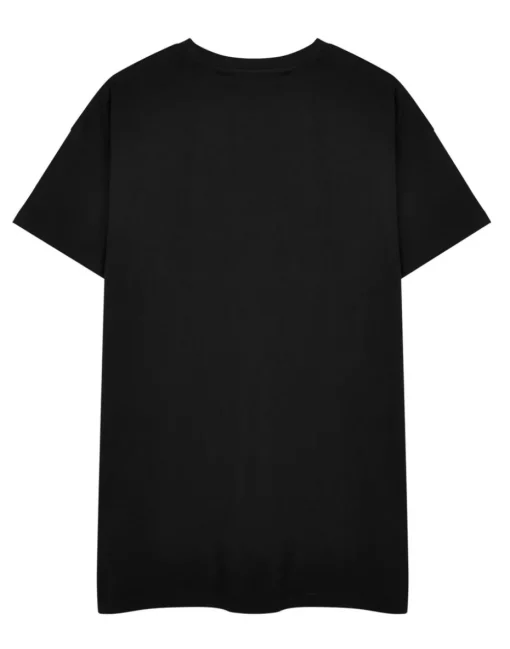 Red Hot Chili Peppers Trippy Black T-Shirt Dress