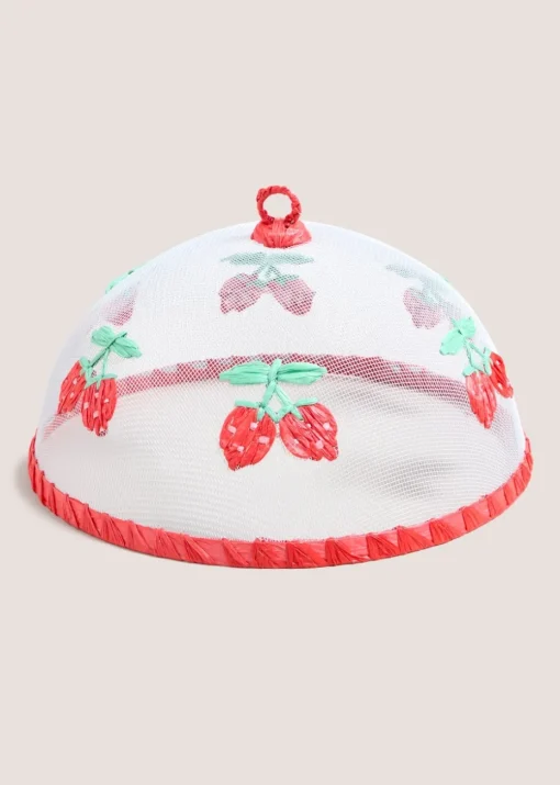 Red Quilted Strawberry Blanket