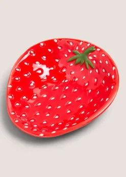 Red Strawberry Ceramic Small Dish