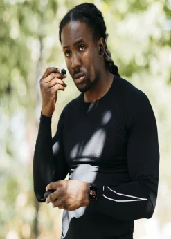 Reflex Active Pro Black Noise Cancelling Wireless Earbuds