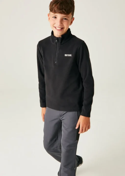 Regatta Black Black Kids' Hot Shot II Anti-Pill Symmetry Fleece (3-16 Years)