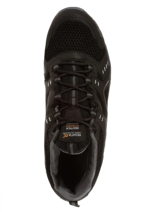 Regatta Black Granit Vendeavour Waterproof Isotex Walking Shoes