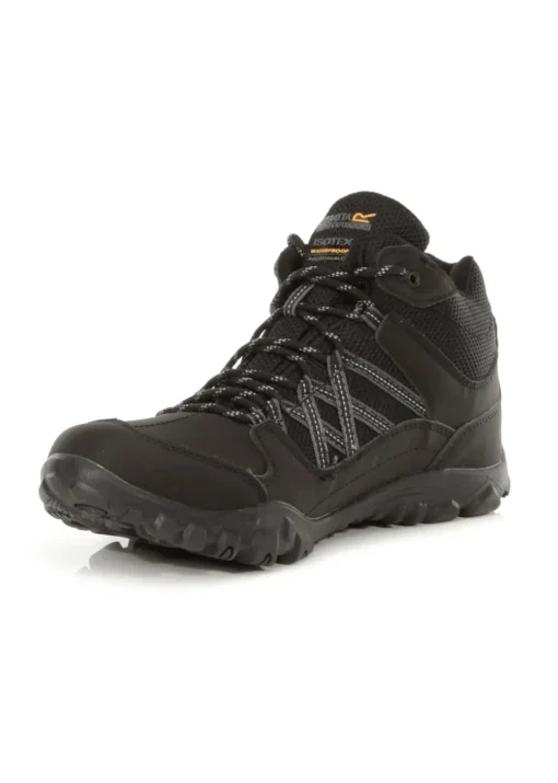 Regatta Black Granite Edgepoint Waterproof Isotex Mid Walking Boots