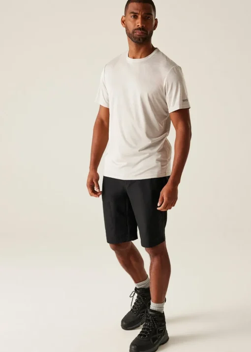 Regatta Black Highton II Water Repellent Isoflex Long Shorts