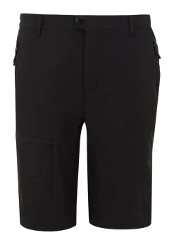 Regatta Black Highton II Water Repellent Isoflex Long Shorts