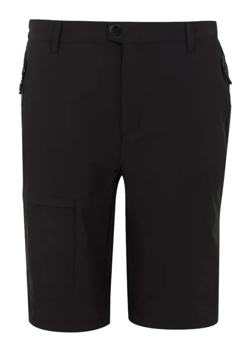 Regatta Black Highton II Water Repellent Isoflex Long Shorts