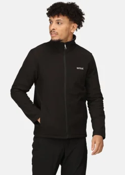 Regatta Black Men's Cera V Water Repellent Softshell Jacket