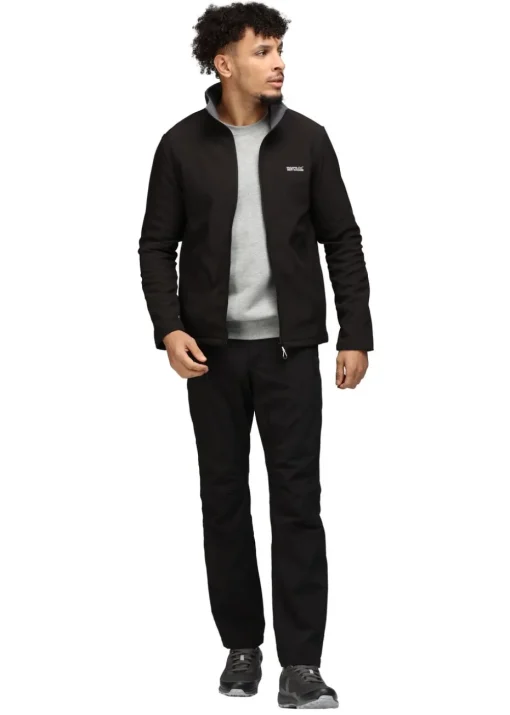 Regatta Black Men's Cera V Water Repellent Softshell Jacket