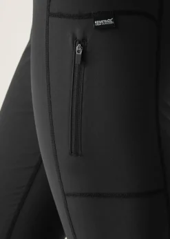 Regatta Black Monira Water Repellent Isoflex Hiking Leggings