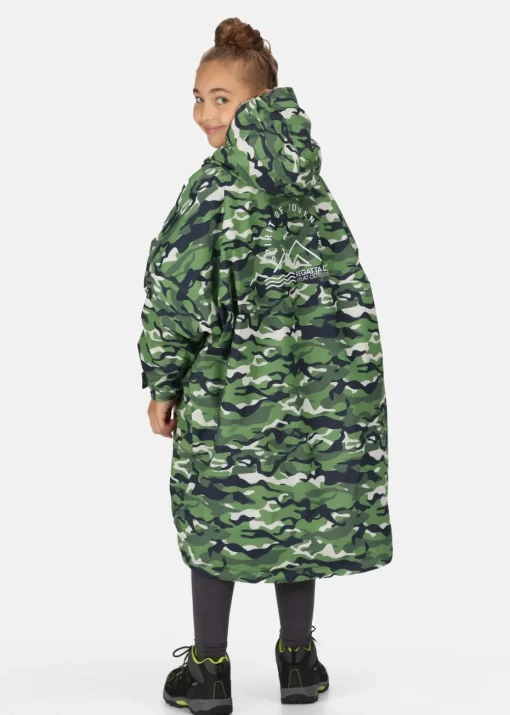 Regatta Cactus Camouflage Kids' Junior Waterproof Hydrofort Robe