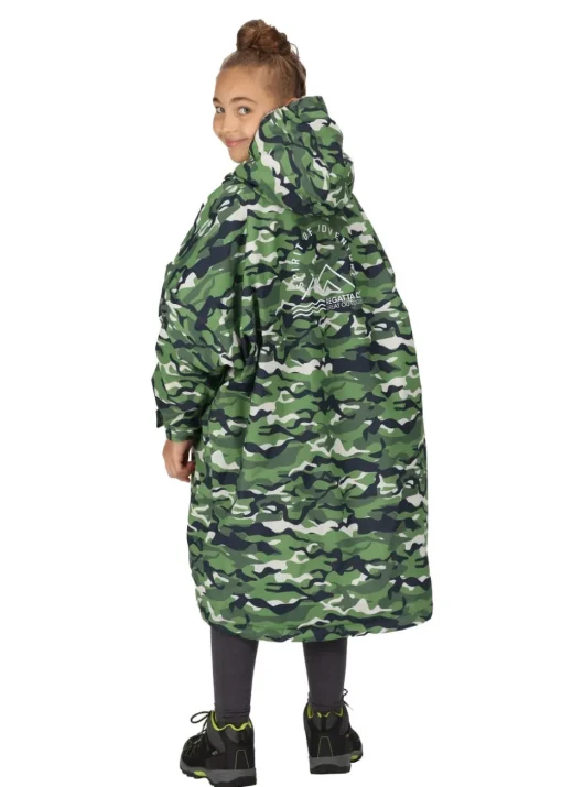 Regatta Cactus Camouflage Kids' Junior Waterproof Hydrofort Robe