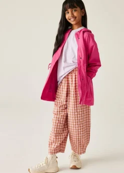 Regatta Candy Pop Stripe Kids Ballina Waterproof Breathable Isotex Jacket (3-16 Years)