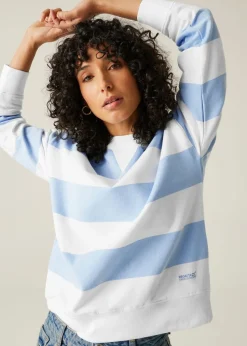 Regatta Chambray Blue White Stripe Avika II Jumper
