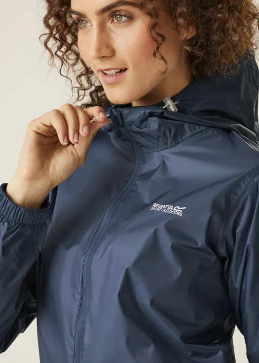 Regatta Dark Blue Pack It III Waterproof Breathable Isolite Jacket