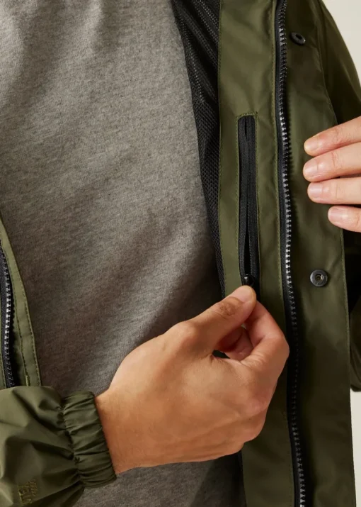 Regatta Dark Khaki Bayano II Waterproof Breathable Isotex Jacket