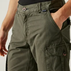 Regatta Dark Khaki Shorebay II Multi-Pocket Shorts