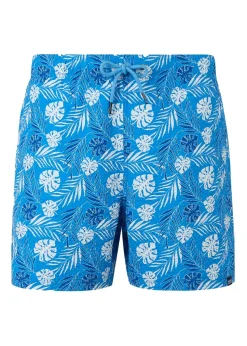 Regatta Elysium Blue Leaf Seersucker Loras Swim Shorts