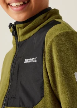 Regatta Forest Green Nephrite Kids' Frankie Anti-Pill Symmetry Fleece (3- 16 Yrs)
