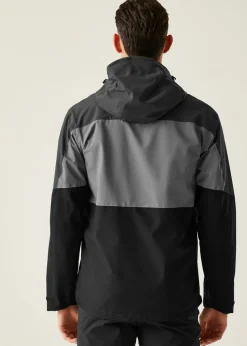 Regatta Grey/Black Maland II Waterproof Breathable Isotex Stretch Jacket