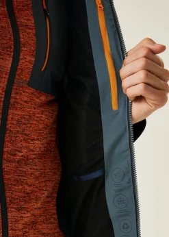 Regatta Grey/Blue Maland II Waterproof Breathable Isotex Stretch Jacket