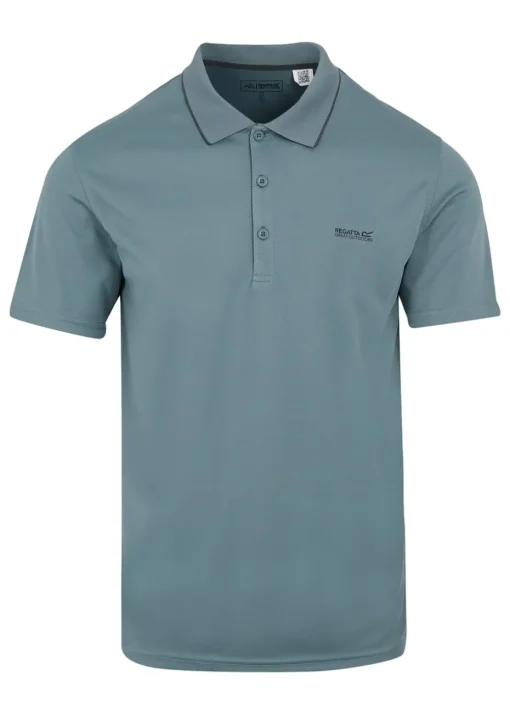 Regatta Grey/Blue Maverik V Quick Dry T-Shirt