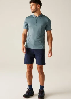 Regatta Grey/Blue Maverik V Quick Dry T-Shirt