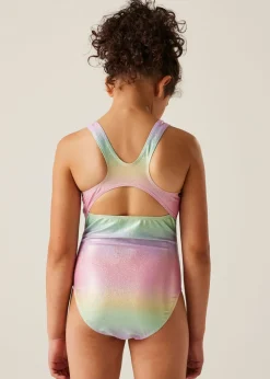 Regatta Mermaid Shimmer Kids Katrisse Swimsuit (3- 16 Yrs)