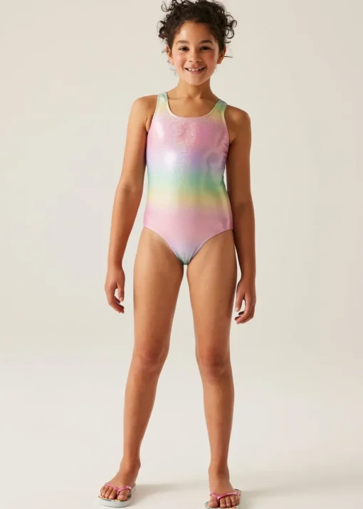 Regatta Mermaid Shimmer Kids Katrisse Swimsuit (3- 16 Yrs)