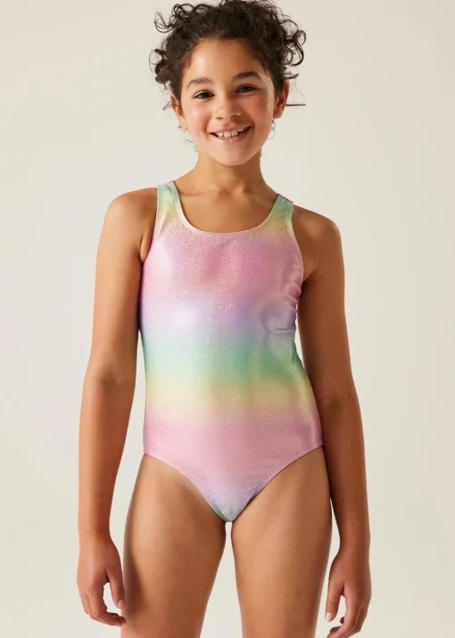 Regatta Mermaid Shimmer Kids Katrisse Swimsuit (3- 16 Yrs)