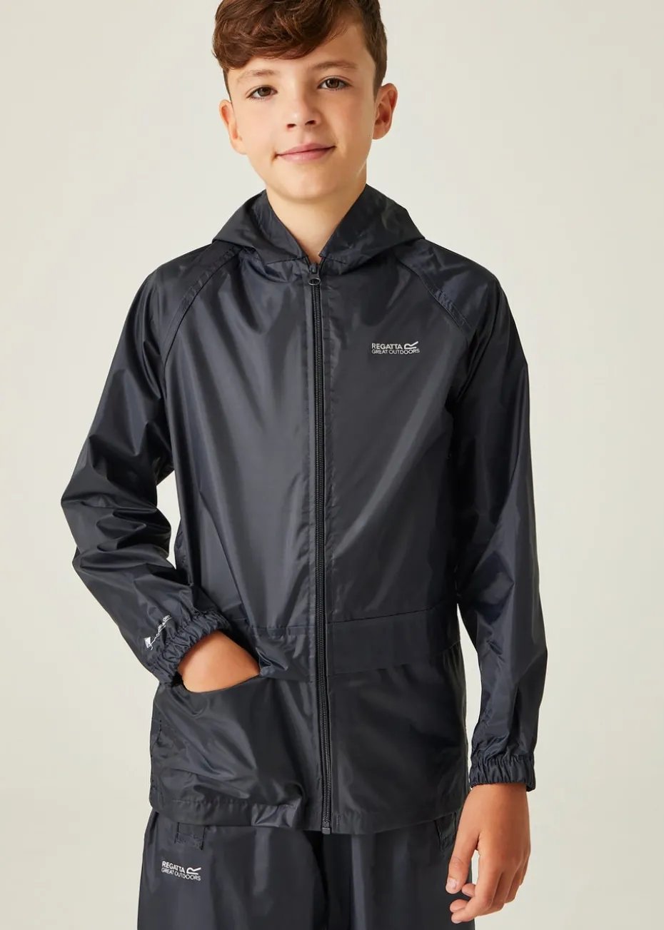 Regatta Navy Kids' Stormbreak Waterproof Hydrofort Jacket